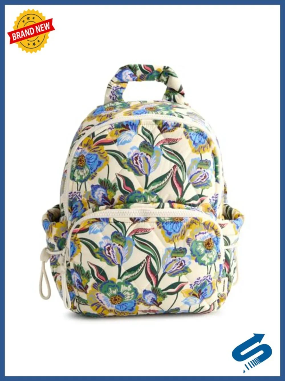 Vera Bradley Featherweight Small Banbury Backpack Quilted Nylon Water Resistant